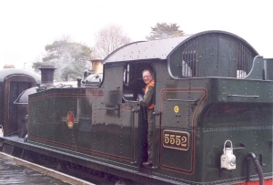 In the platform at Bodmin General